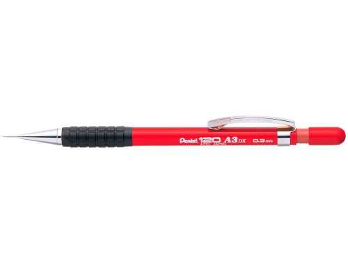 Lapiseira pentel a313 0,3 mm vermelha , Pentel , 45821 , 4902506047984